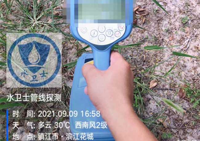 苏州金属管道探测案例-镇江滨江花城小区