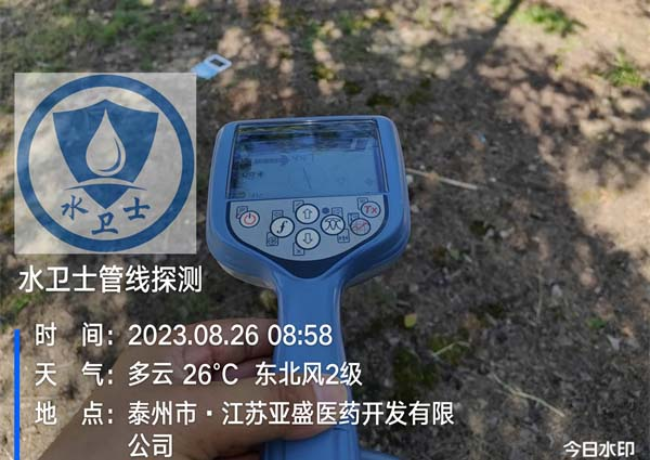 苏州地埋电缆探测案例-江苏亚盛医药